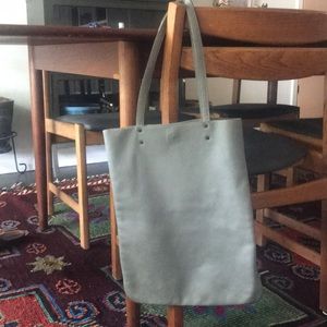 BAGGU basic leather tote